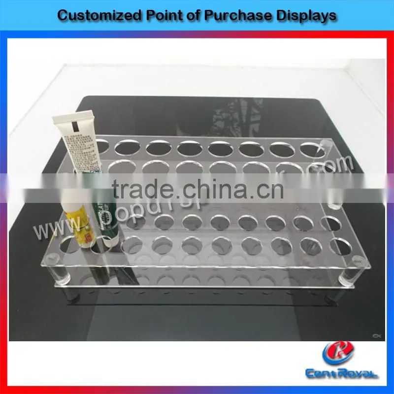 High-quality transparent acrylic cosmetic display stand