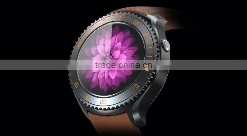 Round screen smart watch I2 Quad core speed Android smart watch MTK 6580