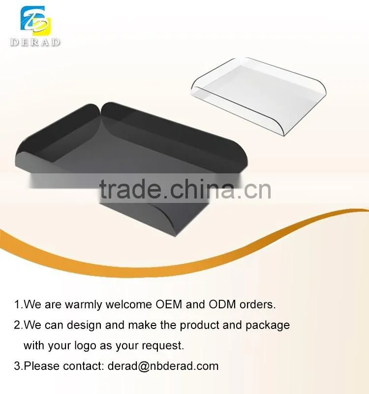 Acrylic A4 Size Paper Plate Storage Box