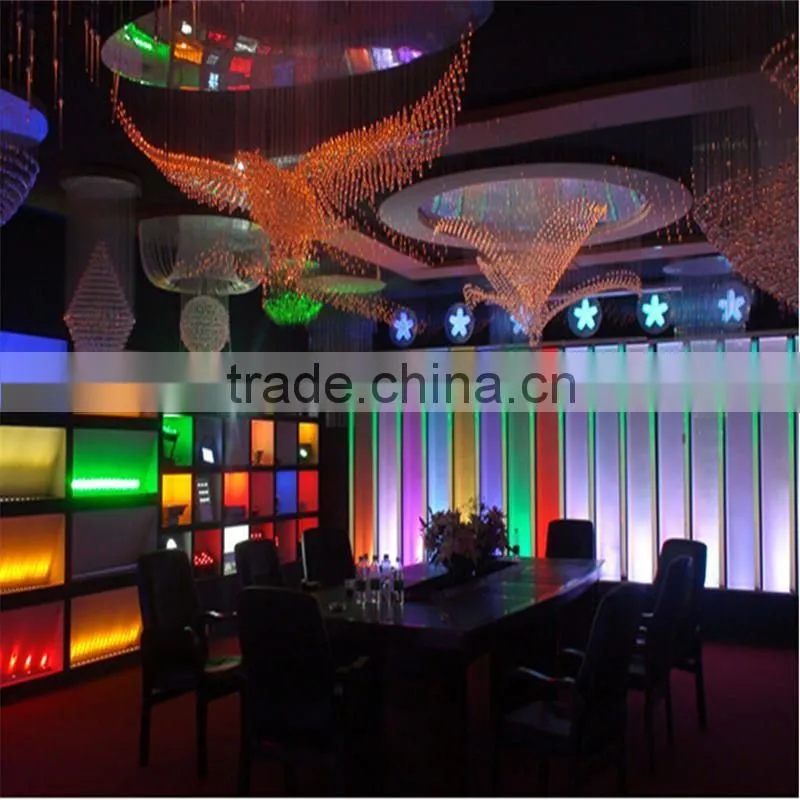 fiber optic eagal shape and design crystal chandelier