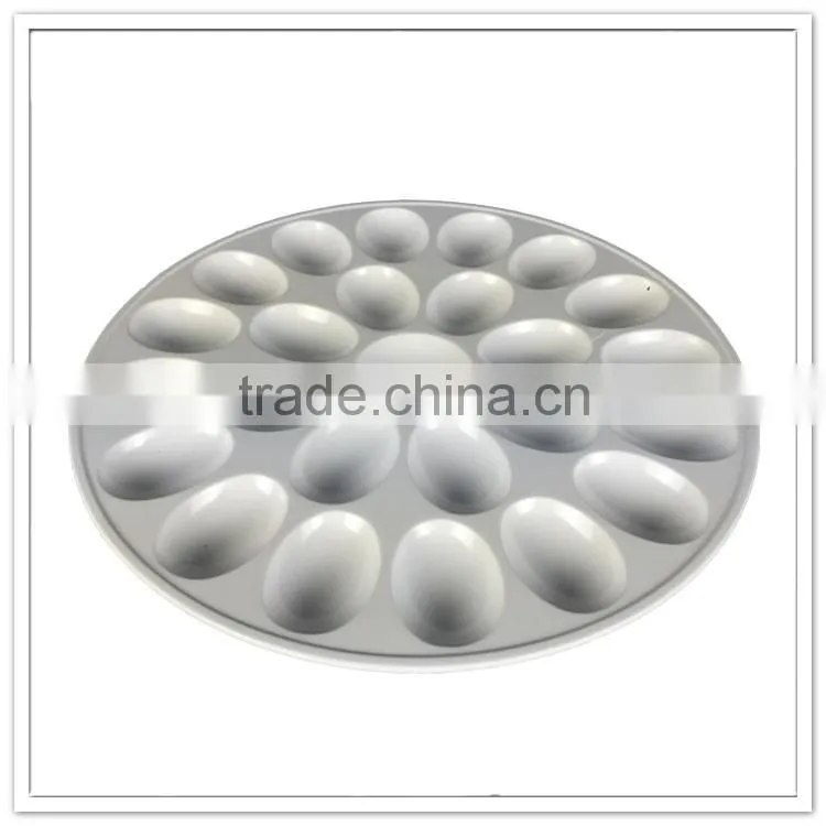 Unbreakable restaurant & hotel round plastic egg tray