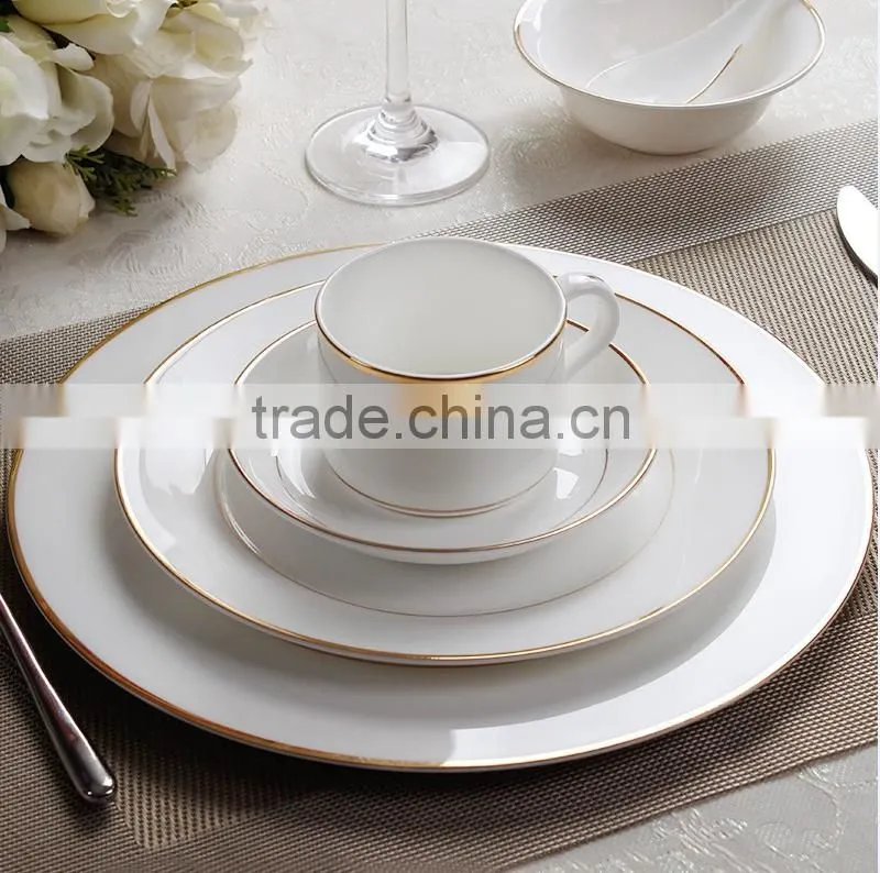 china supplier hotel restaurant bone china ceramic porcelain dinner set