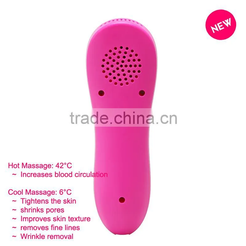 Korea and Japan cold and hot sonic with 2015 new products best pimples removal face acne treatment machine