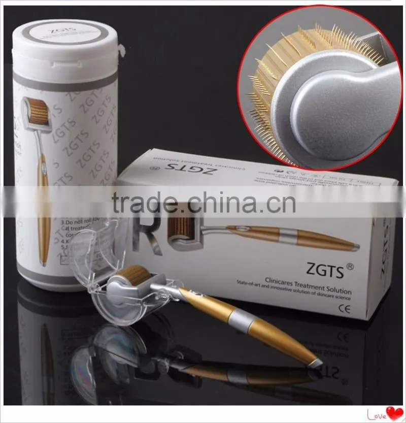 ZGTS derma roller factory supply 192 needles titanium micro dermaroller