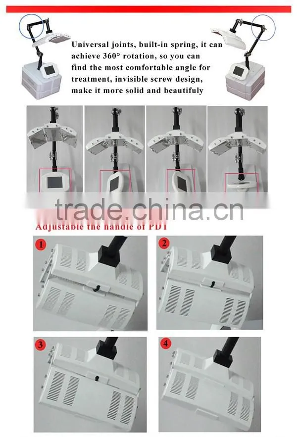 2014 New PDT LED Light Beauty Equipment With Ultrasound and Fractional RF