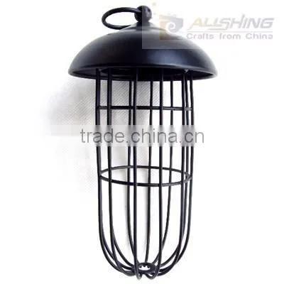 Wholesale Metal Hanging Finch Birdfeeder Wild Bird Seed Feeder Squirrel Proof Cage