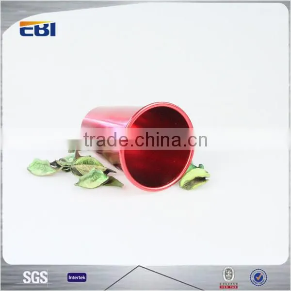 Tea tumbler anodized aluminum cup