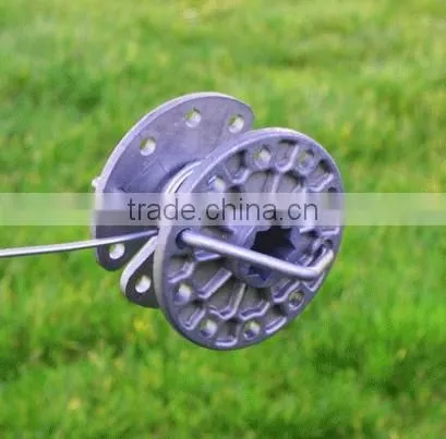 Zinc farm fence polywire stainless steel wire in line strainer