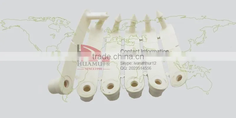 TPU ear tag for pig in white 41*15 mm