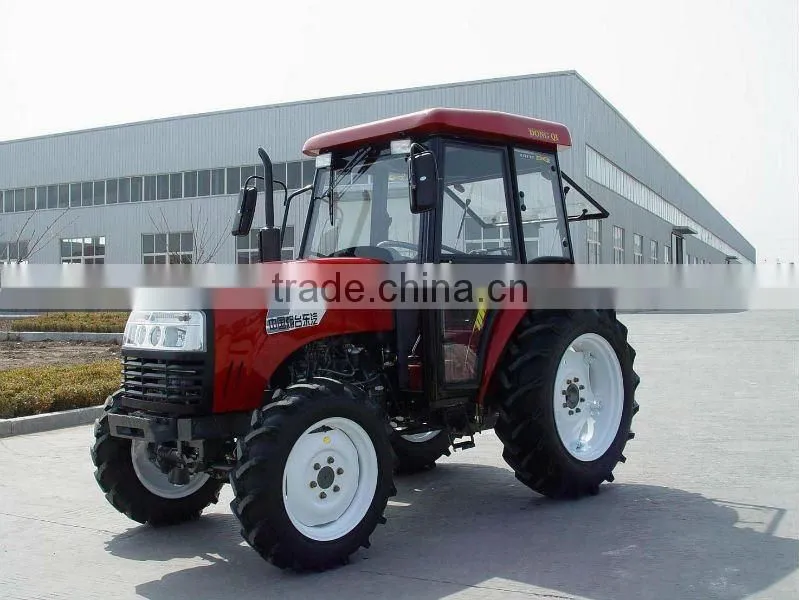 Compact garden turf tyre black tractor, 40HP, 4WD, can fit with 4in1 loader, backhoe, slasher, post hole digger.