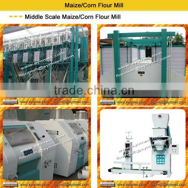 middle wheat flour processing plant, grain flour process machine, flour machinery