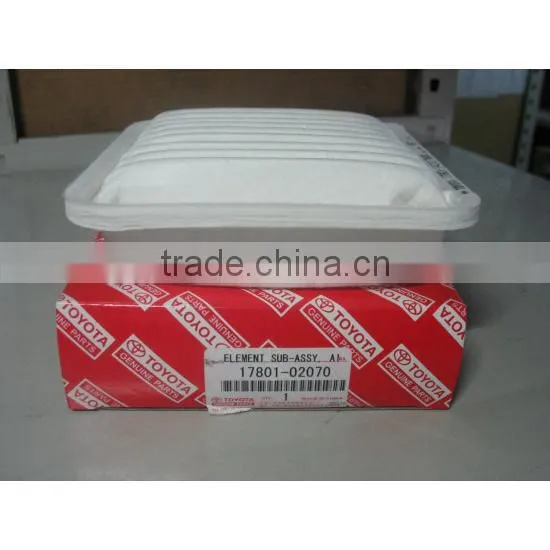 Auto Engine Parts for Toyota Air Filter for Vios 17801-02070