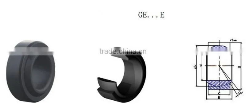 GE...E series Lubricated Radial Spherical Plain Bearing