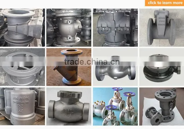 QT450 cast iron valve body / valve body cast iron casting / DN100 iron cast valve body