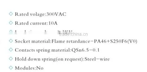 HEIGHT Hot Sale MX78750 Relay Socket /11 pin Relay Socket/Socket for relay with High Quality Factory Price
