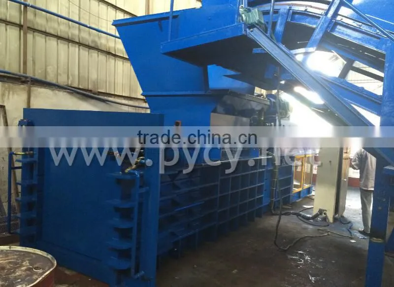 BYB-150T Horizontal waste carton press machine, waste carton press machine