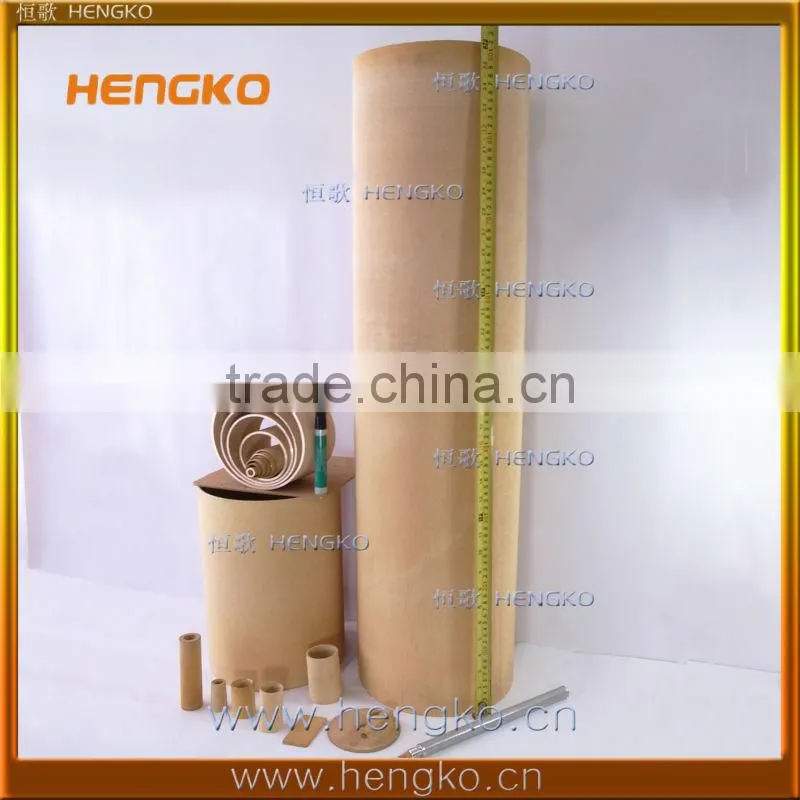 Sintered porous metal pipe filter