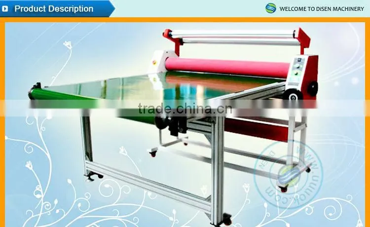High precision hot press melamine laminating machine