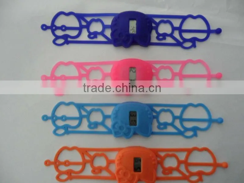 HOT!!! Promotional Fancy Silicone Hollow Watch