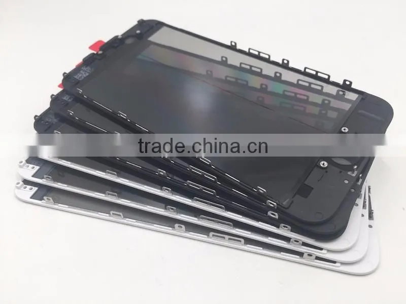 original replacements parts glass with frame oca polarized glass screen assembly for iphone 6 front glass