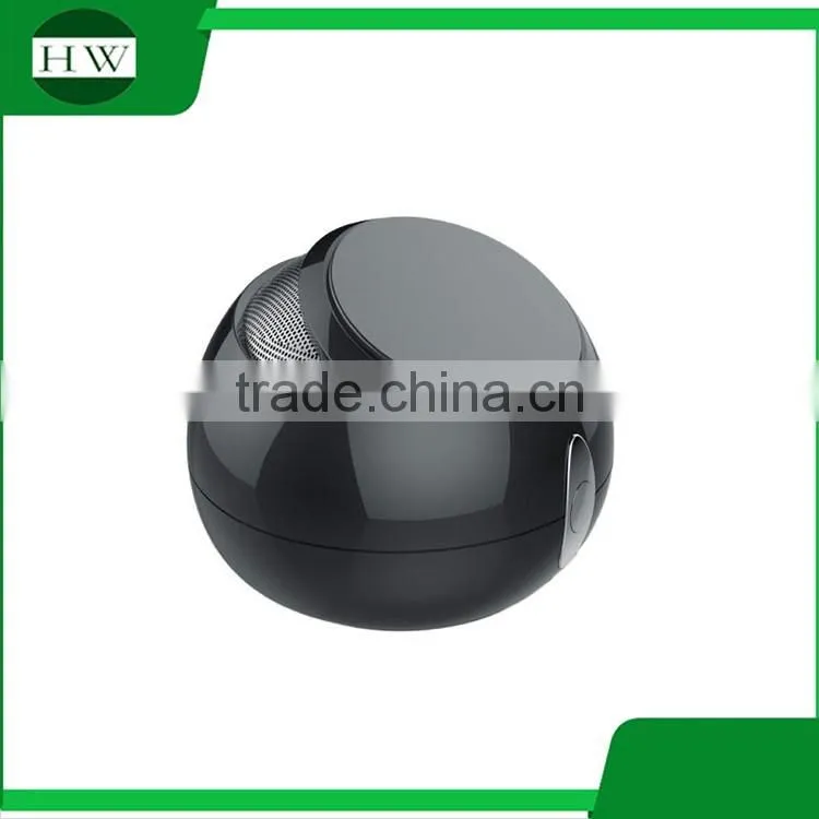 ball shape anti gravity mobile phone sucker stand holder sound box mini portable wireless bluetooth speaker