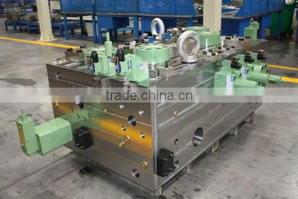 Stainless steel bowl press valves block