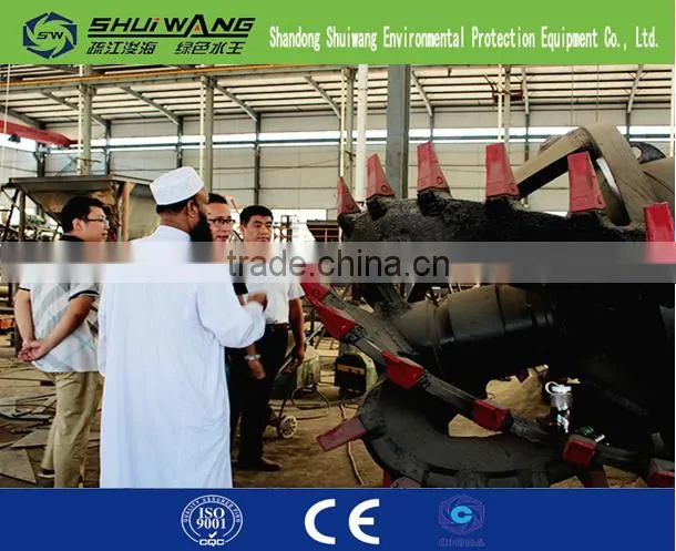 Sand suction dredger barge/river sand dredger machine