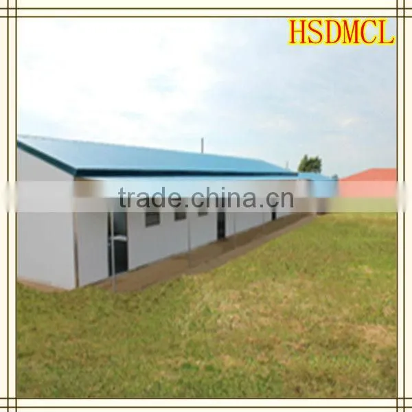 China simple light steel structure prefabricated house for accommodation for sale