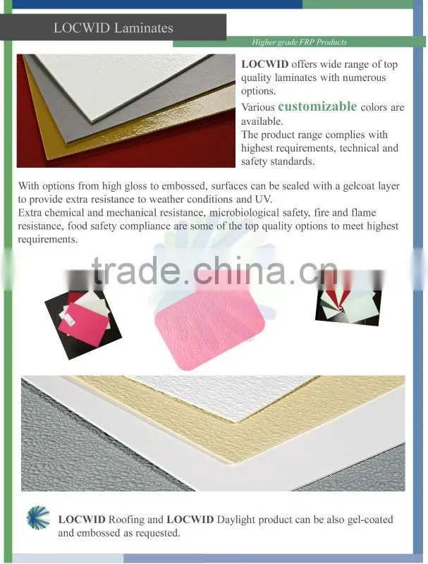 1.0mm FRP laminated sheet