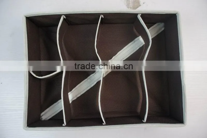 Collapsible Storage Boxes Bra Underwear Closet Organizer Drawer Divider, 8 Divider