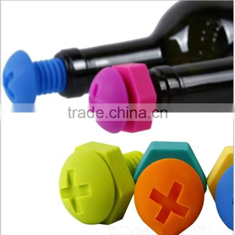 100% food grade silicone wine saver beer bottle stopper