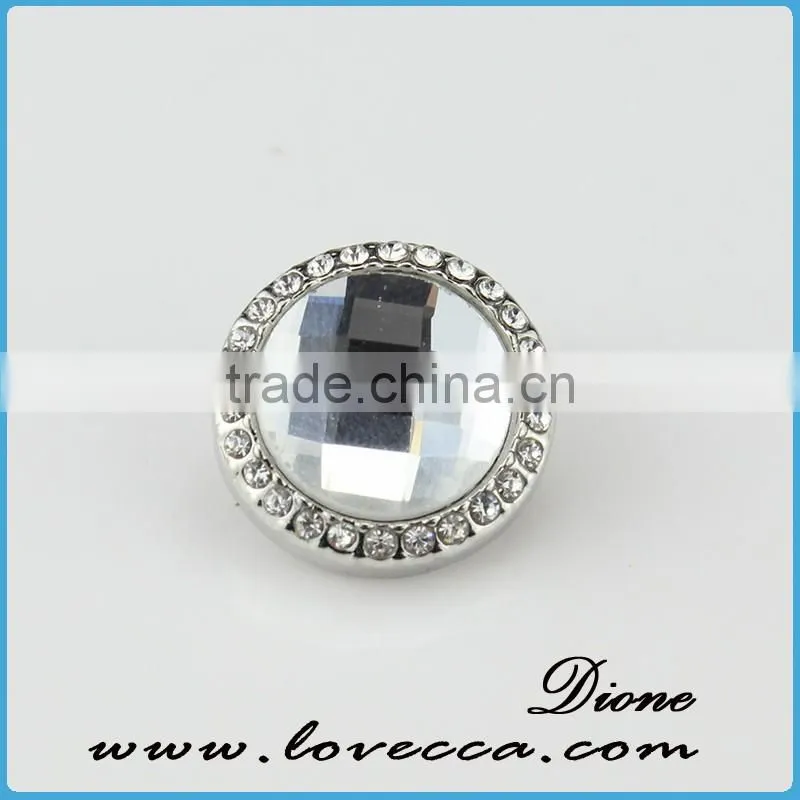 DIY Custom Snap Charm Wholesale Crystal Snap Button Jewelry