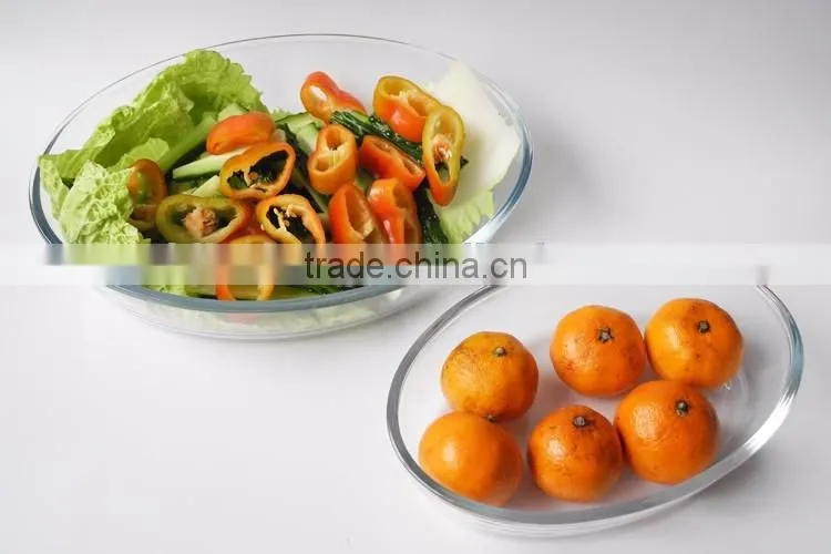 heat resistance glass fish baking tray dish for oven