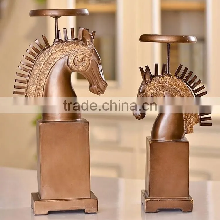 Custom bulk christmas reindeer candle holders decoration