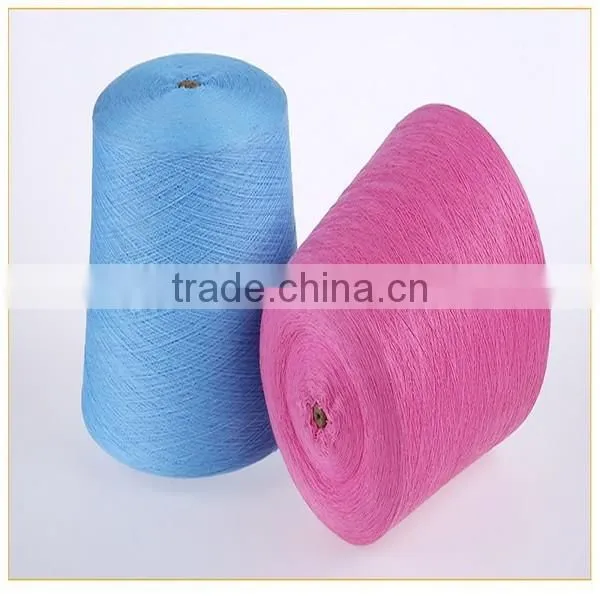 Colorful 28S/2 100% cotton combed breathable yarn wholesale