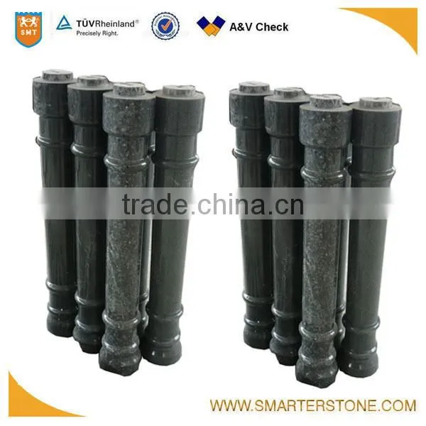 Chinese high quality black granite decorative handrailing for outdoors