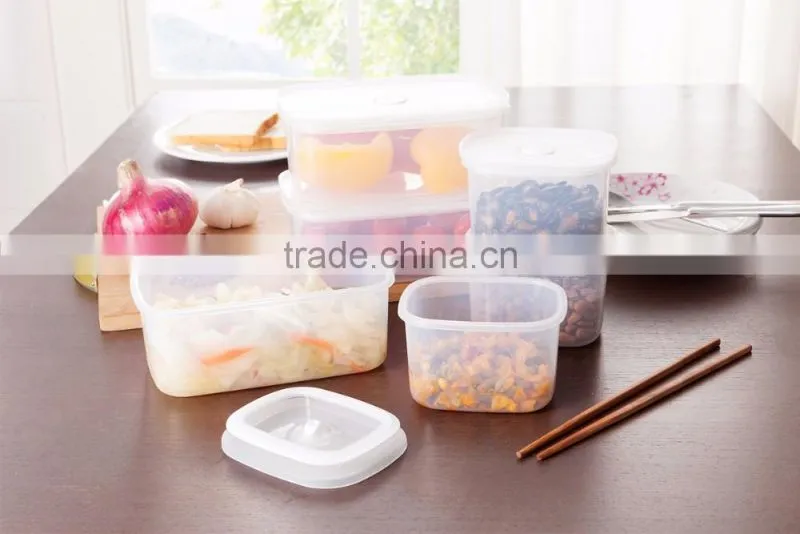 Superimposed flip-open cover food crisper