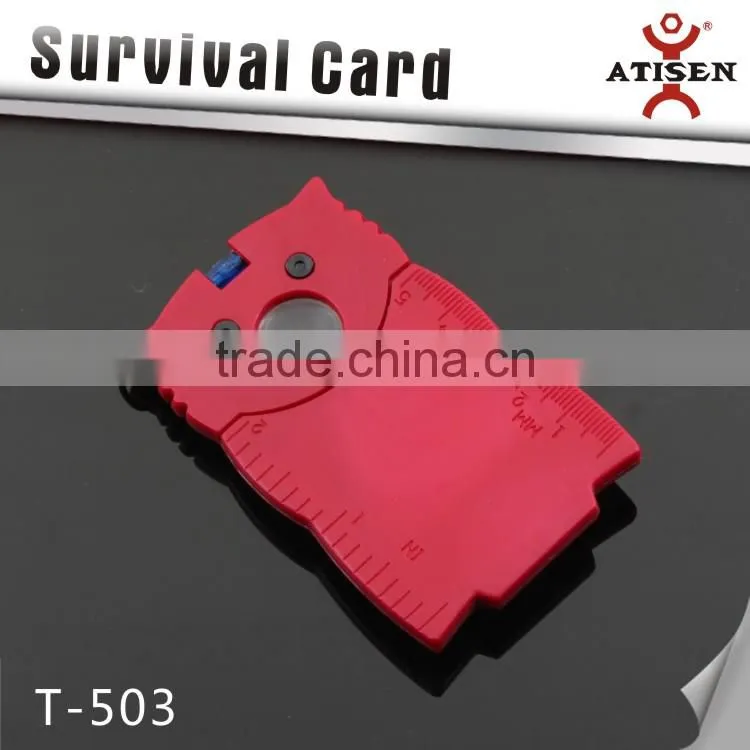 Army Multi Tool Survival Card with Compass