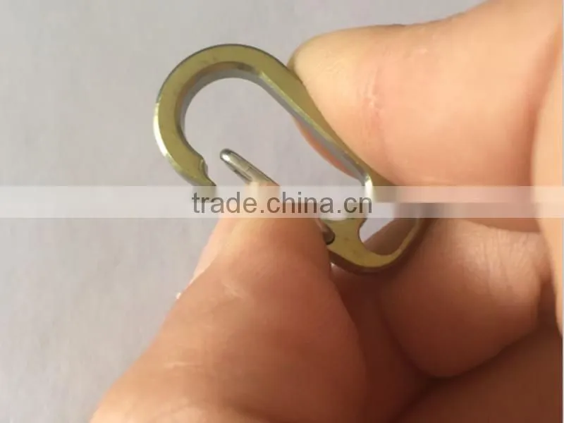 TK-1772 Titanium alloy Mini Quick Release Snap Hook Keychain Carabiner
