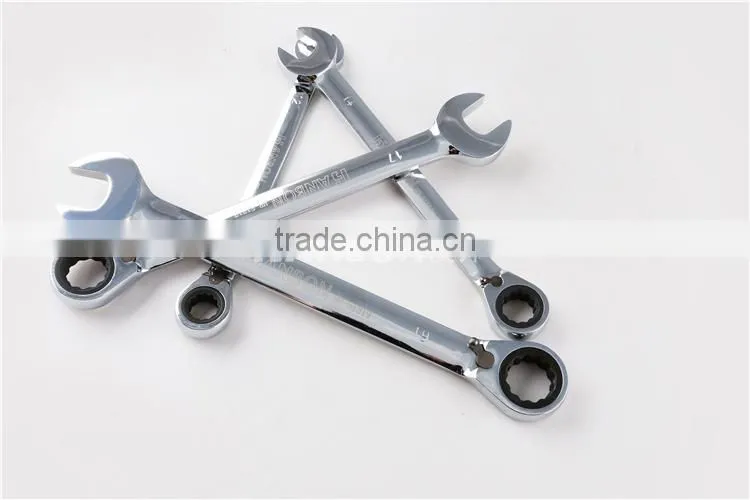 Ratchet Wrench/8-19mm mirror surface combination ratchet wrench