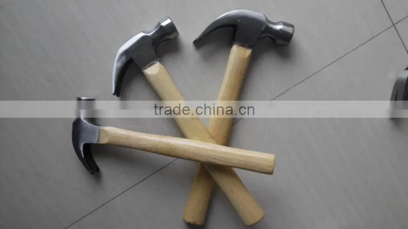 High quality Claw Hammers with wooden handle