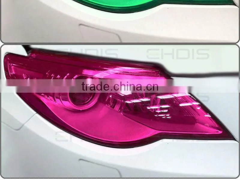 auto light color change vinyl film light protection film smoke car light film