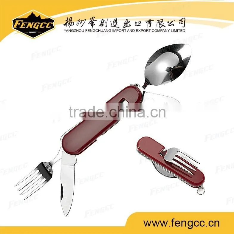 hot sale stainless steel fork knife spoon,travel set