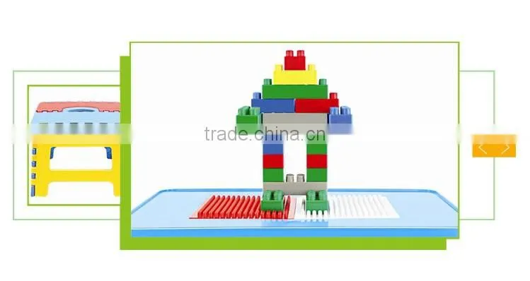 wholesale assembly multi function building blocks children table and chair set toy