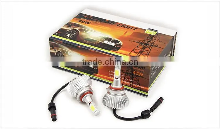Smart 40W 2800Lum 9005 9006 Car LED Headlight