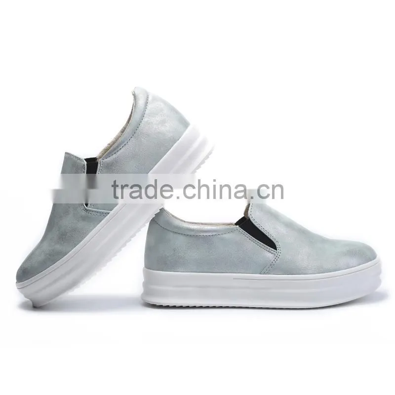 genuine leather women fashion loafers shoe sample had, adults fashion casual shoes best quality price cheap