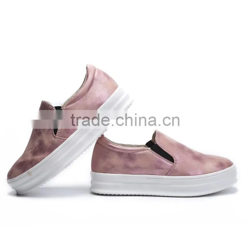 genuine leather women fashion loafers shoe sample had, adults fashion casual shoes best quality price cheap