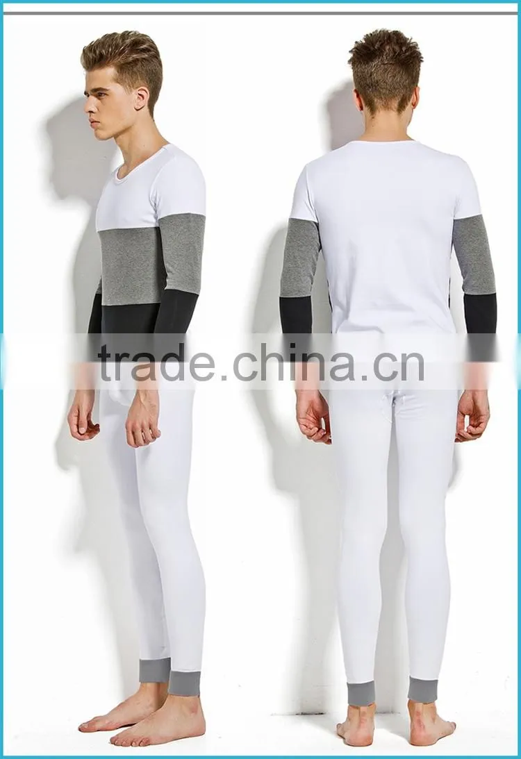 New Products 2016 Innovative Heated Thermo Underwear Set Cotton Fashion Base Layer Underwear For Men Custom