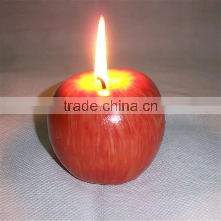 wholesale christmas decoration candles apple candle