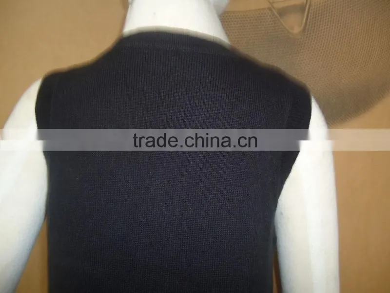 baby kids v-neck button down sleeveless sweater vests with pockets